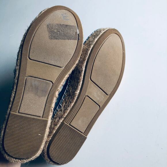 Steve Madden 'Talan' Women's 7.5 Star Espadrille Denim Shoe Slip On - Picture 9 of 12